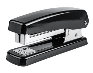 Metal Stapler Isolated on Transparent Background