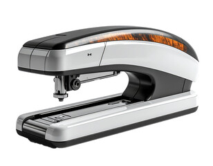 Metal Stapler Isolated on Transparent Background