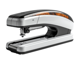 Metal Stapler Isolated on Transparent Background