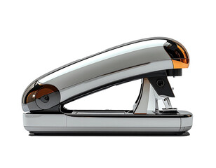 Metal Stapler Isolated on Transparent Background