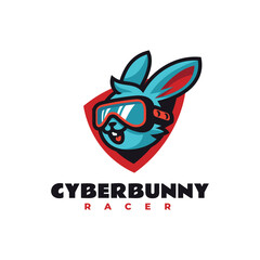 Mascot Bunny Logo Design