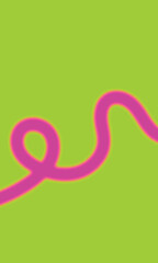 imagen en color verde con linea de color rosa 