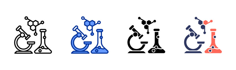 Labs icon set multiple style collection