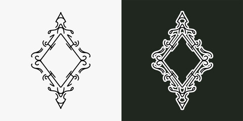 Retro vintage logo emblem, brand vintage, vector logo