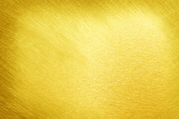 Fototapeta premium Shiny yellow leaf gold foil
