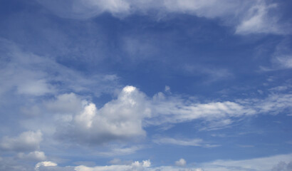 Blue sky white clouds