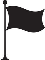 Waving Flag Icon illustration