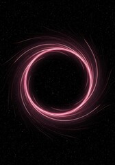 Obraz premium Abstract dark cosmic background showing warping and distortion effects of immense gravitational forces, ideal for science and space concepts, 3D, concept, cosmic