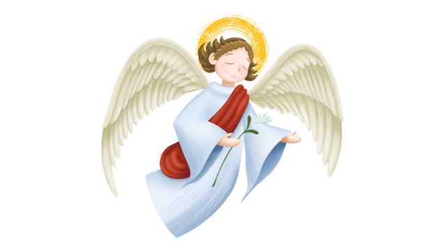 angel with wings - Powered by Adobe