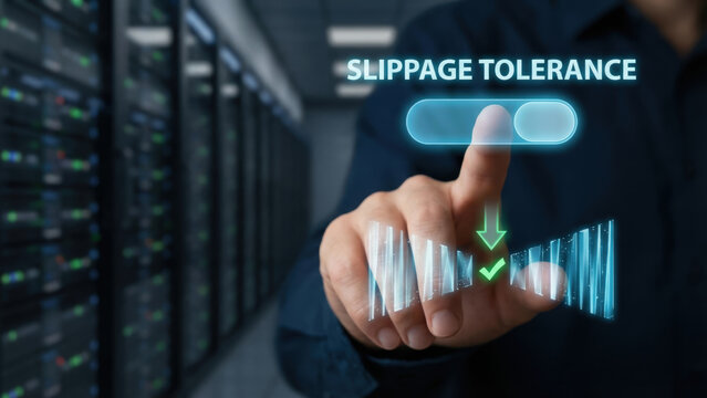 Slippage tolerance concept with data and ai technology preventing leakage in secure digital environment for safe transaction control