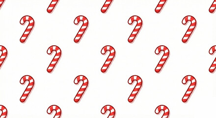 Candy Cane Repeat Pattern