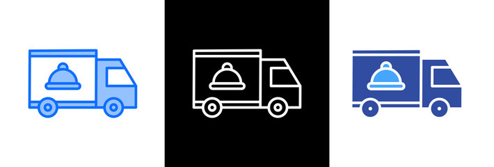 Truck triplestyle icon