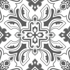 Vintage tile pattern, seamless vintage lines