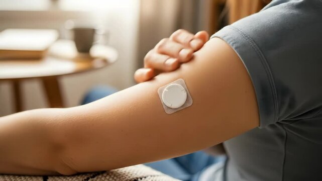 Monitoring glucose levels: arm sensor application at home in natural light