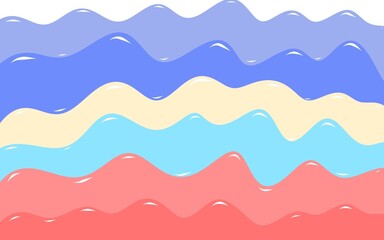abstract background with waves