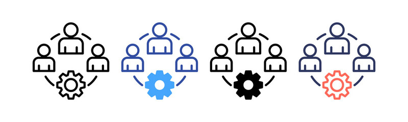 Stakeholder multiple icon