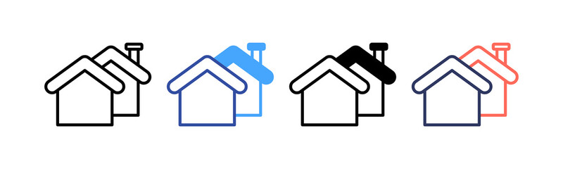 Real Estate multiple icon