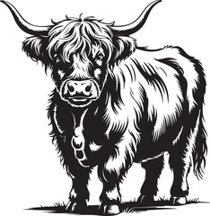 Highland cow Svg 