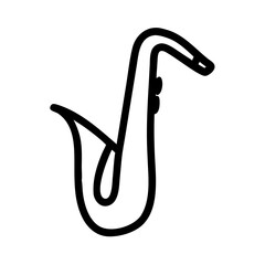 Vector illustration of a metal paper clip, an office stationery icon, symbol, and essential business equipment for supplies and attaching notes