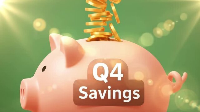 Piggy Bank Savings for Q4