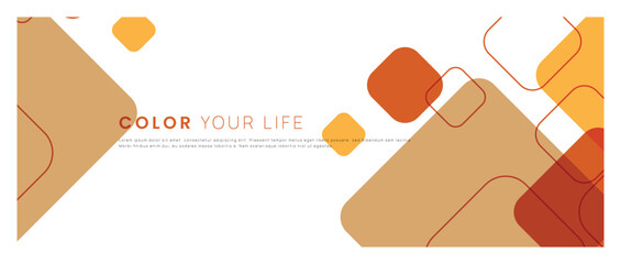 Geometric Design With Orange Shapes For Modern Branding And Creative Artwork