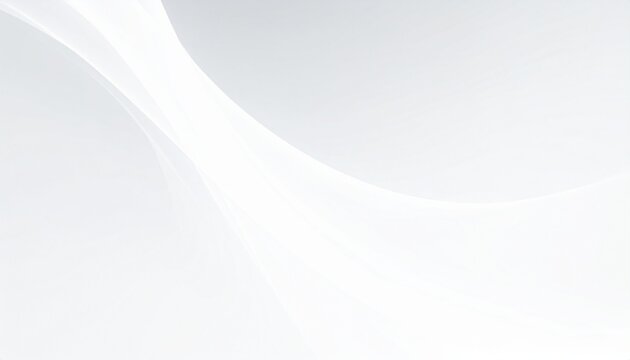 Elegant abstract white and gray background with smooth, flowing curves and subtle gradients for a modern and clean design
