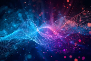 Abstract lights & lines. Abstract lights & line fiber optic