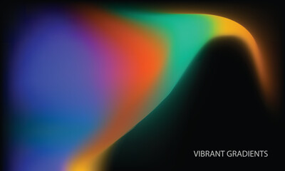 Abstract liquid colorfull gradient background