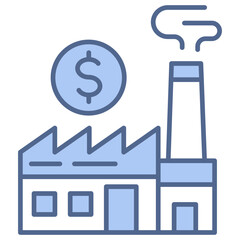 Wholesale Price Blue Icon