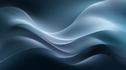 Soft Blue Abstract Waves Symbolizing Stress
