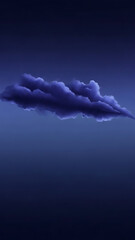 Dramatic night cloudscape with sparkling lights creates a dreamy, ethereal atmosphere