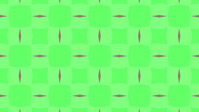 Soft green geometric pattern with subtle square and line elements.
