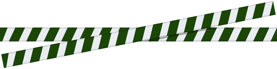 Festive Christmas Striped Ribbon Banner &ndash; Holiday Decorative Element for Greeting Cards and Social Media Posts, Isolated on Transparent Background