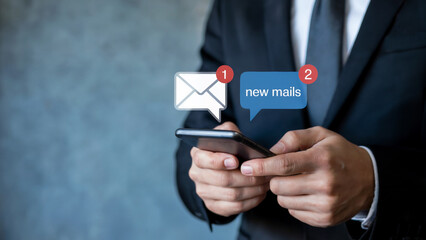 Stay connected get new emails delivered instantly to your phone for important business updates and personal messages in a modern world of technology