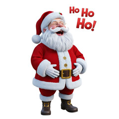 santa claus with gift