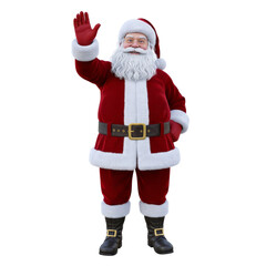 santa claus isolated on white background