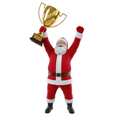 santa claus with gifts