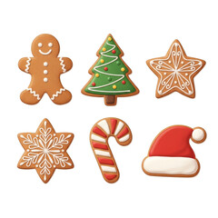 christmas icons set
