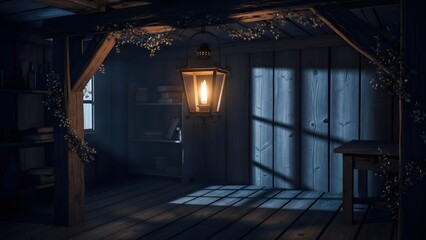 interior of the old house