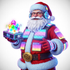 dj christmas santa celebrate christmas