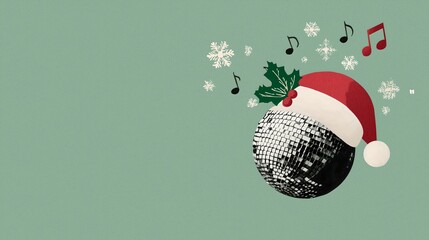 Winter Christmas Ball Disco Ball