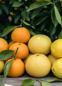 oranges on tree