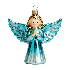 Fototapeta premium Holiday angel ornament home decor festive decoration indoor close-up