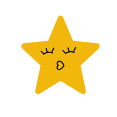 yellow star emoticon