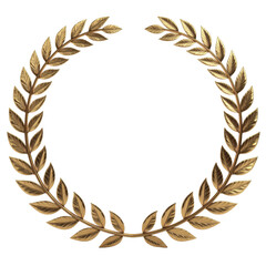 Golden laurel wreath