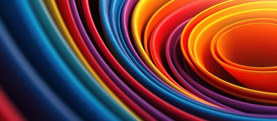 Obraz premium Vibrant Swirls of Color Abstract Background.