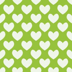 love heart valentine seamless pattern
