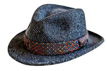 PNG, Soft grey wool hat, isolated on transparent.