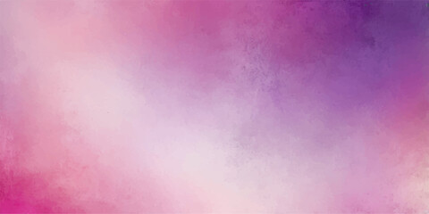 Fototapeta premium Abstract pink and purple watercolor paint texture background with vintage blank canvas art design and copy space