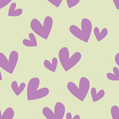 seamless pattern with hearts